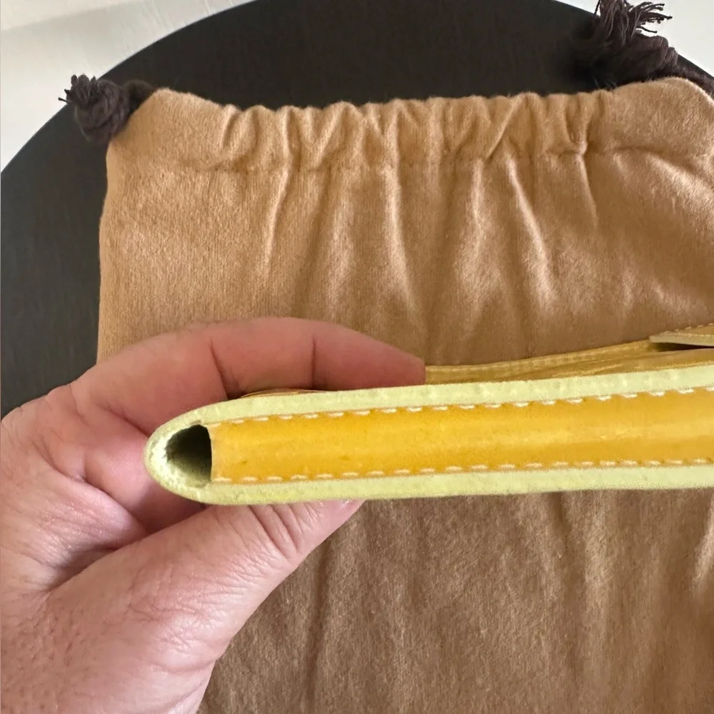 Louis Vuitton Monogram Yellow Vernis Kenmare Pouch / Shoulder Bag Full Inclusion - Picture 9 of 16